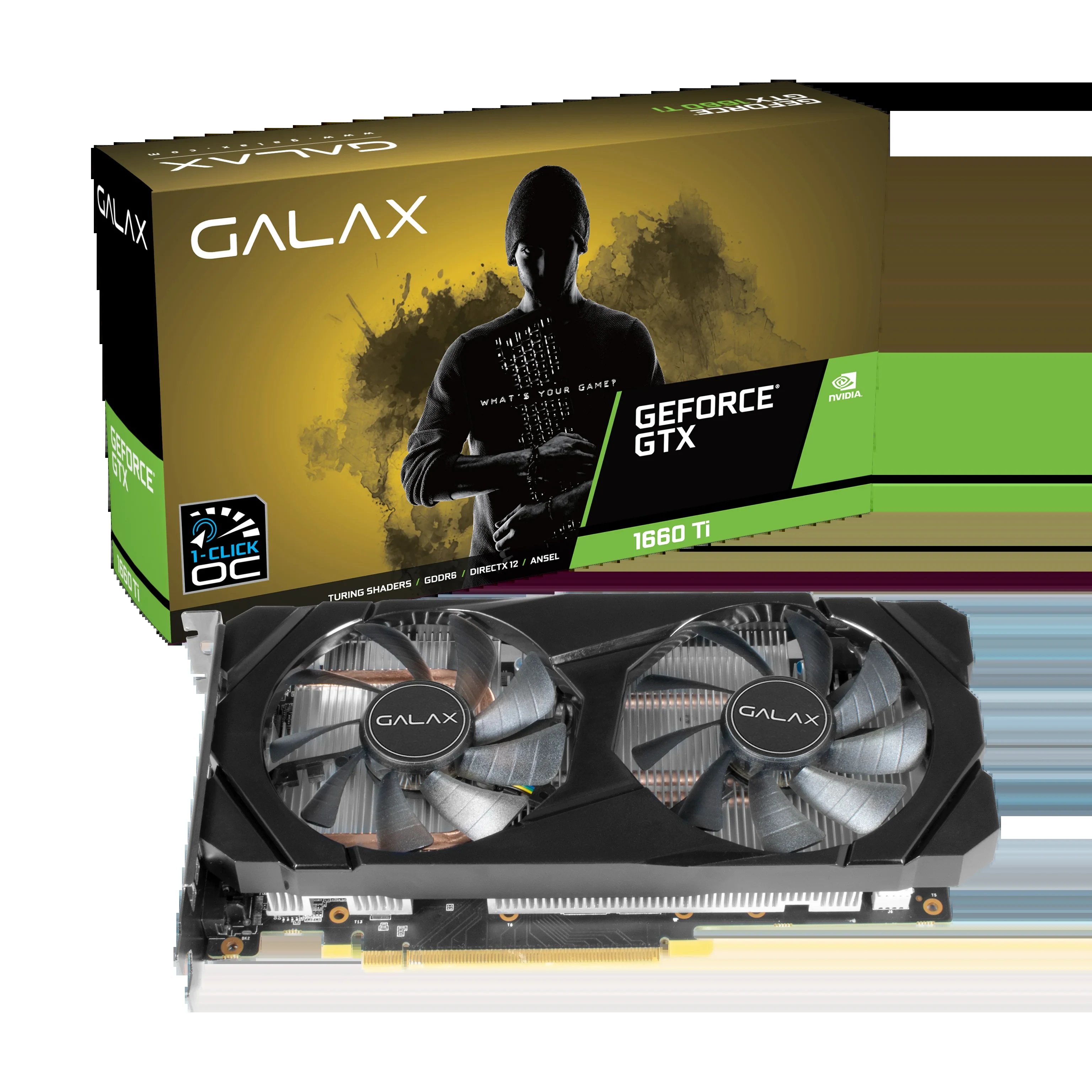 VGA GALAX GeForce GTX 1660 Ti 6GB - GDDR6 - NEW