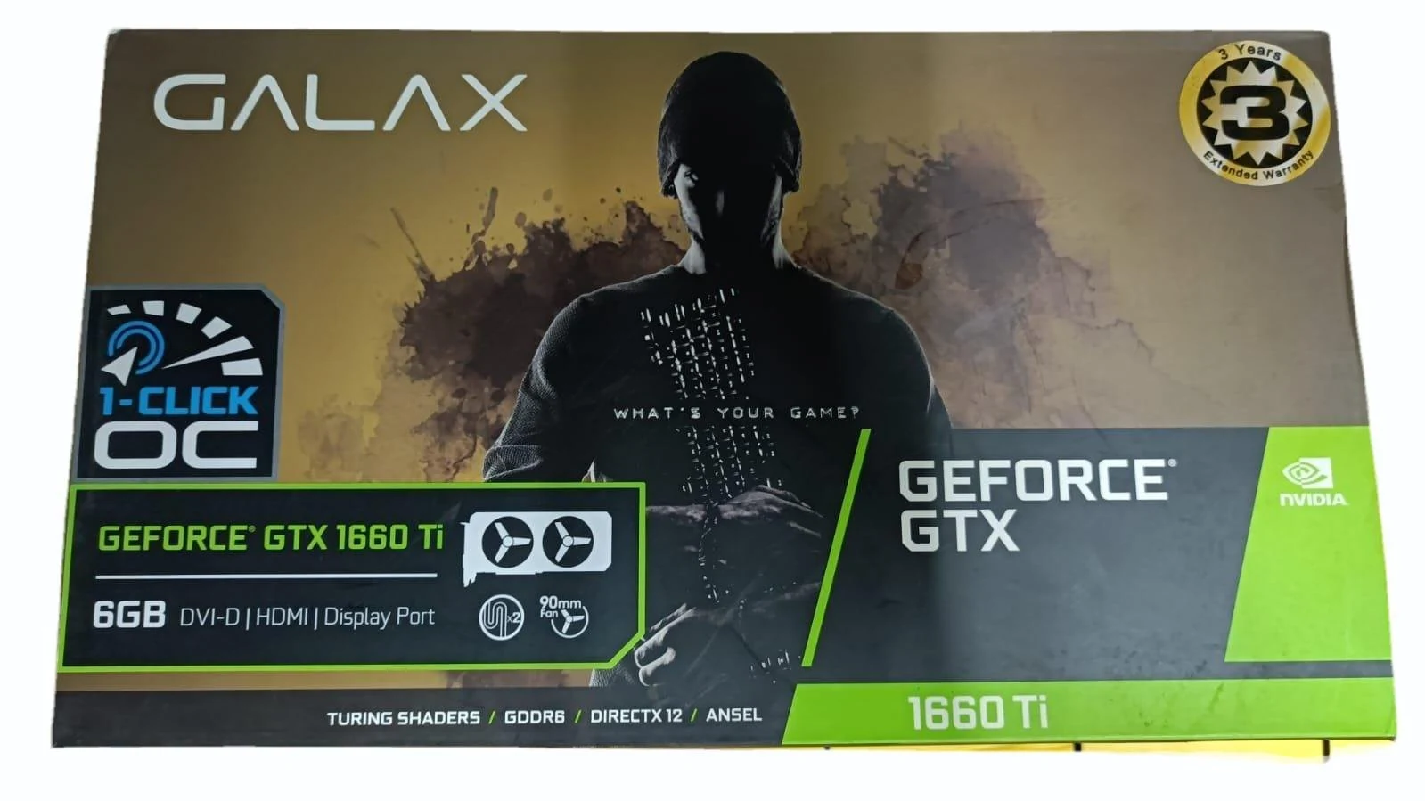 VGA GALAX GeForce GTX 1660 Ti 6GB - GDDR6 - NEW