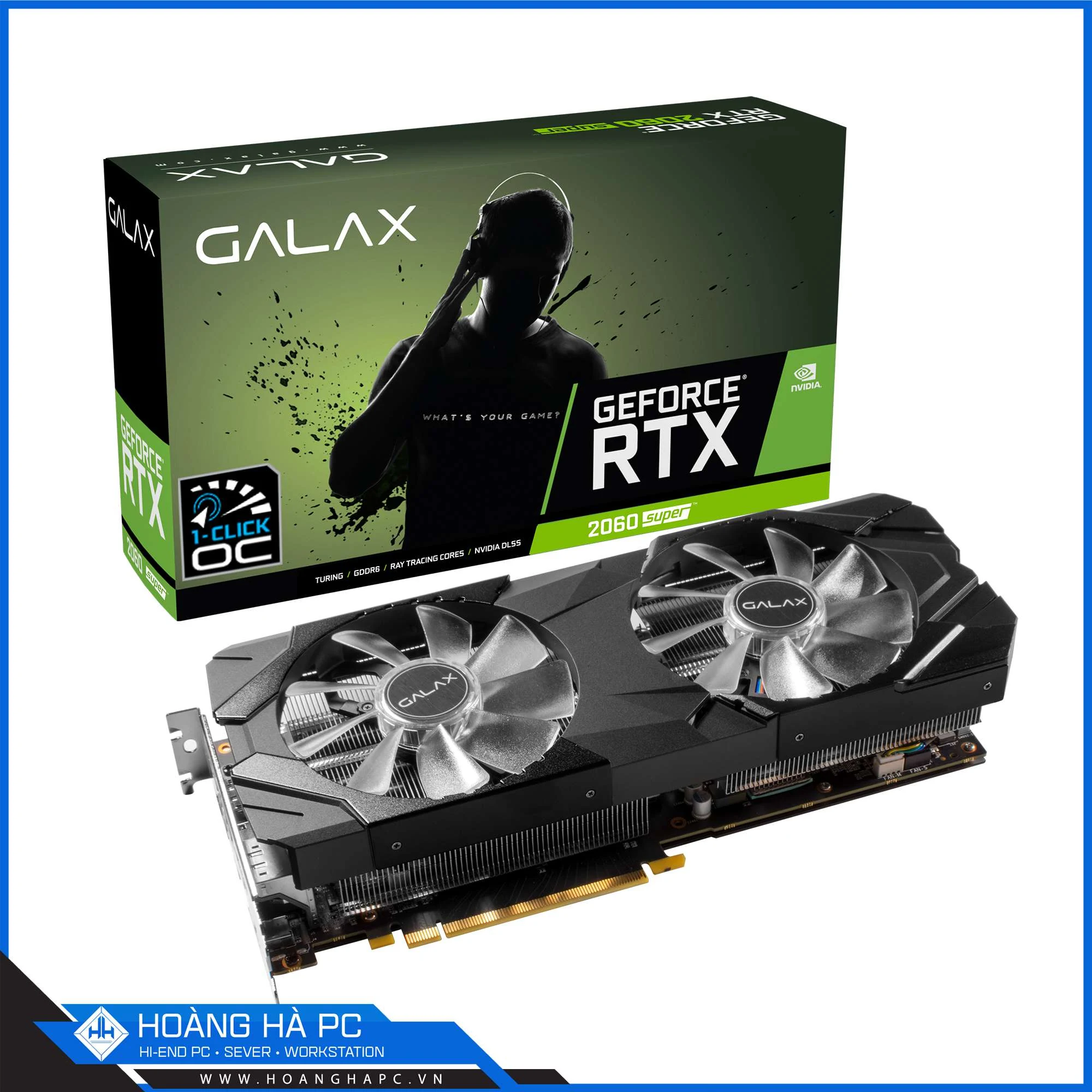 VGA GALAX GeForce RTX 2060 1-Click OC 6GB GDDR6
