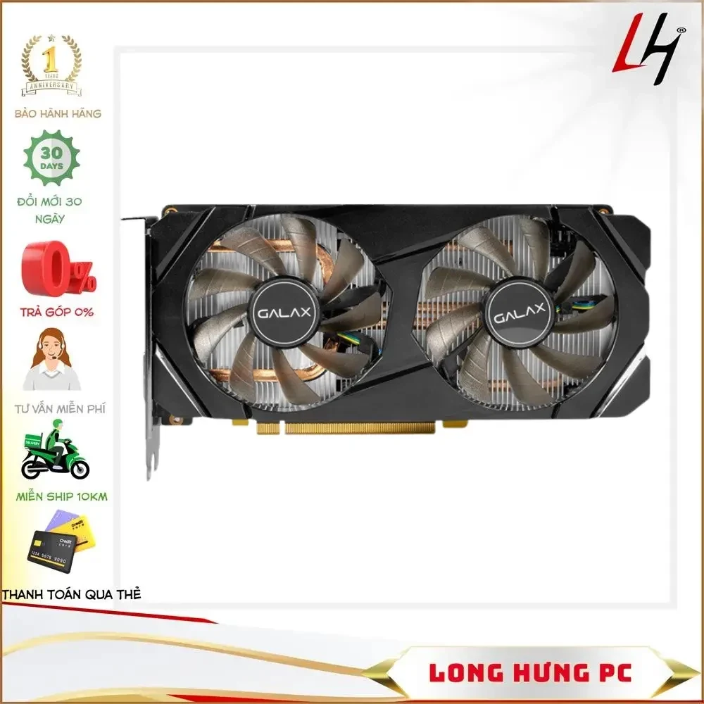 VGA GALAX GeForce RTX 2060 1-Click OC 6GB GDDR6