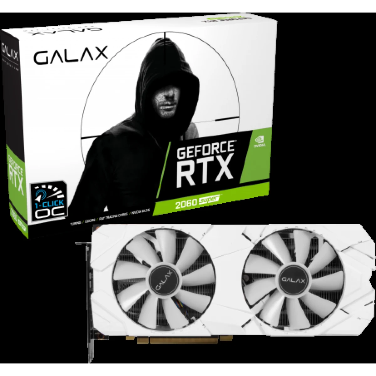 VGA GALAX GeForce RTX 2060 Super EX White 8GB - GDDR6 - NEW