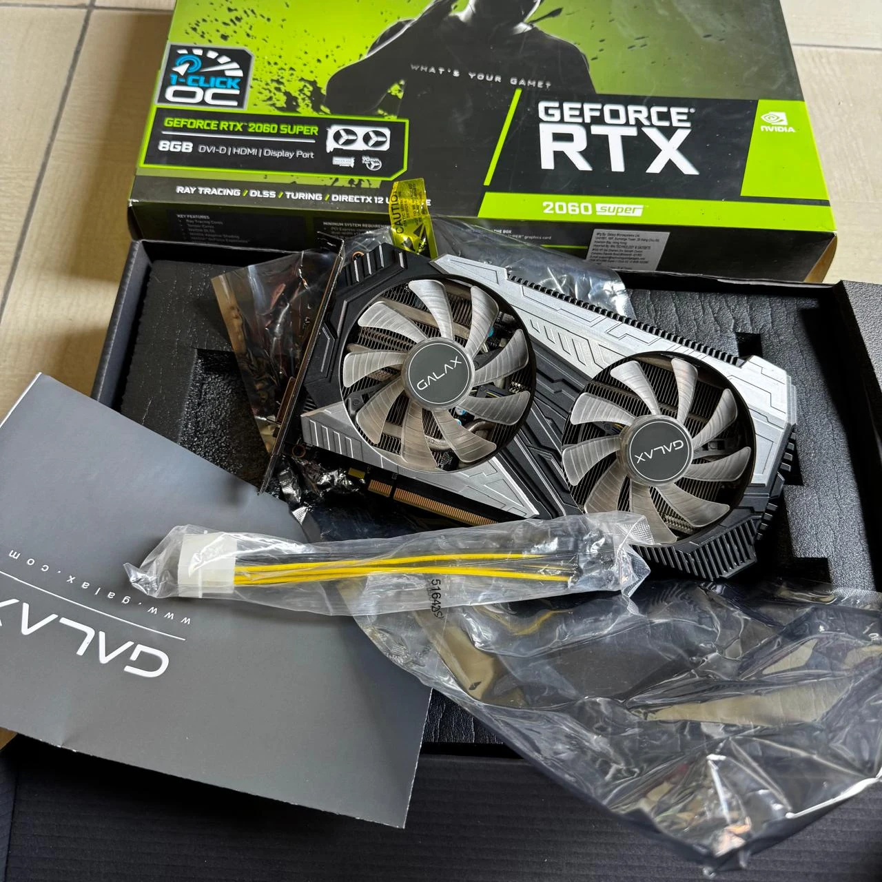VGA GALAX GeForce RTX 2060 Super OC 8GB - GDDR6 - NEW