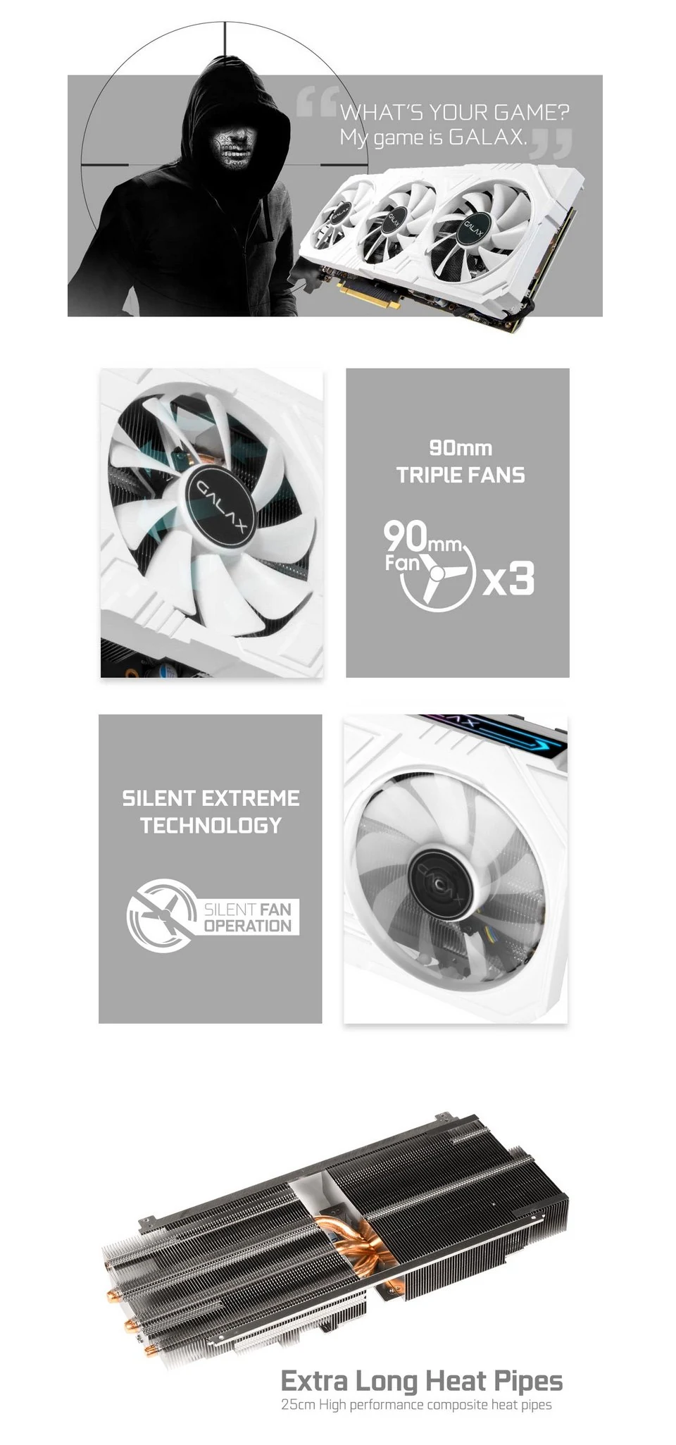 VGA GALAX GeForce RTX 2070 EX 8GB - GDDR6 - NEW