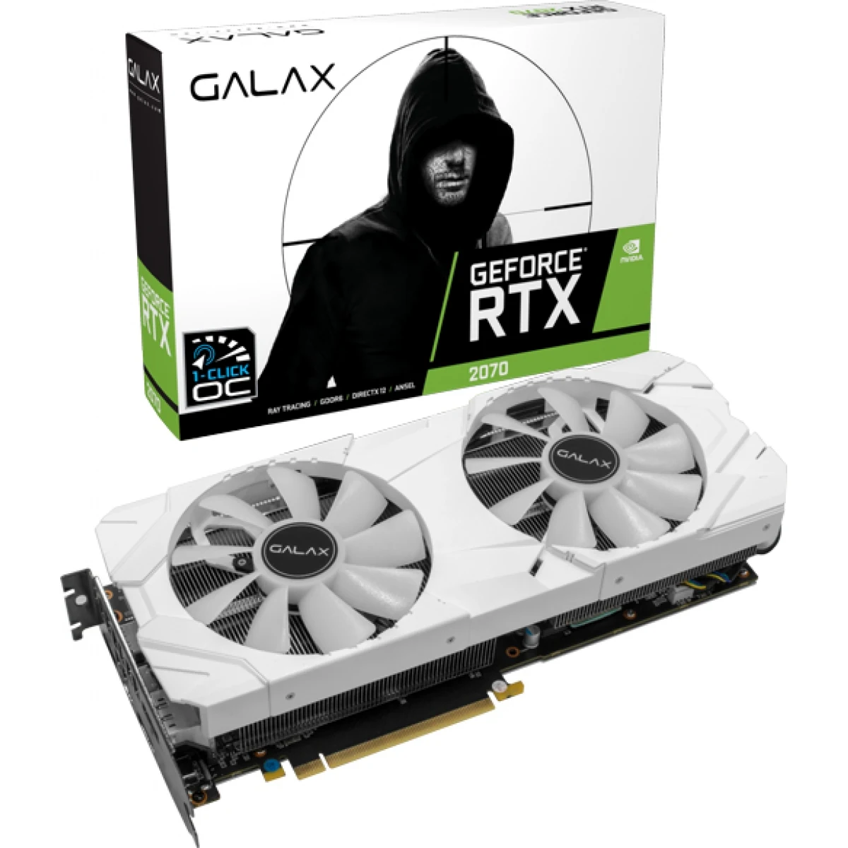 VGA GALAX GeForce RTX 2070 EX White 8GB - GDDR6 - NEW