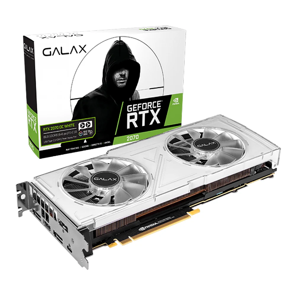 VGA GALAX GeForce RTX 2070 EX White 8GB - GDDR6 - NEW