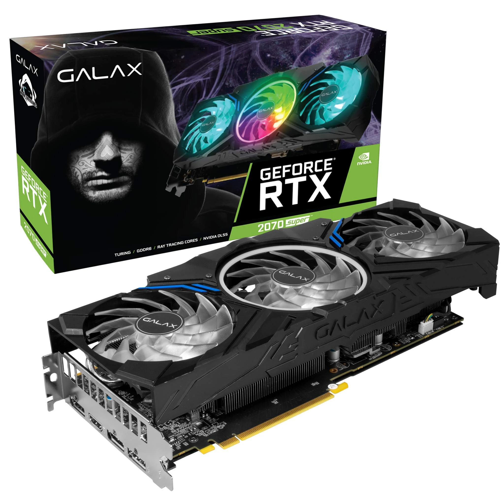 VGA GALAX GeForce RTX 2070 SUPER Work The Frames Edition 8GB - GDDR6 - NEW