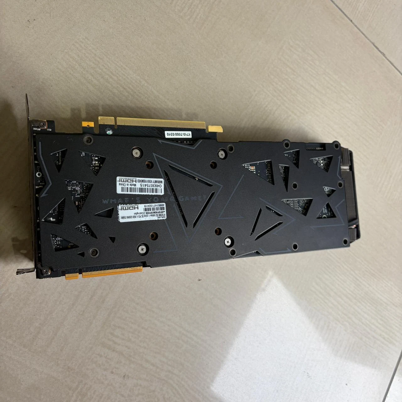 VGA GALAX GeForce RTX 2080 SG Edition 8GB - GDDR6 - NEW