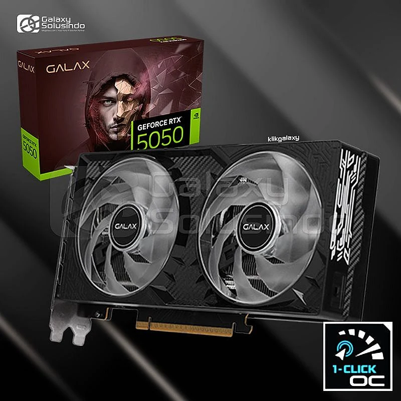 VGA GALAX GeForce RTX 5050 1-Click OC 8GB GDDR6