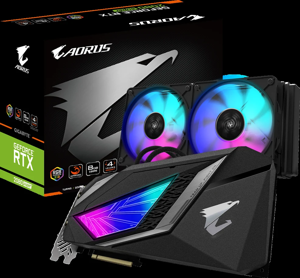 VGA GIGABYTE AORUS GeForce RTX 2080 SUPER 8GB - GDDR6 - NEW