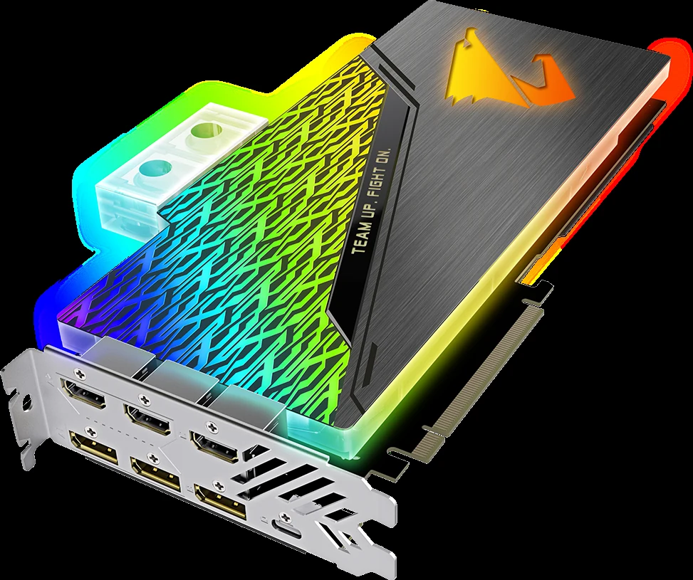 VGA GIGABYTE AORUS GeForce RTX 2080 Ti Xtreme Waterforce 11GB - GDDR6 - NEW