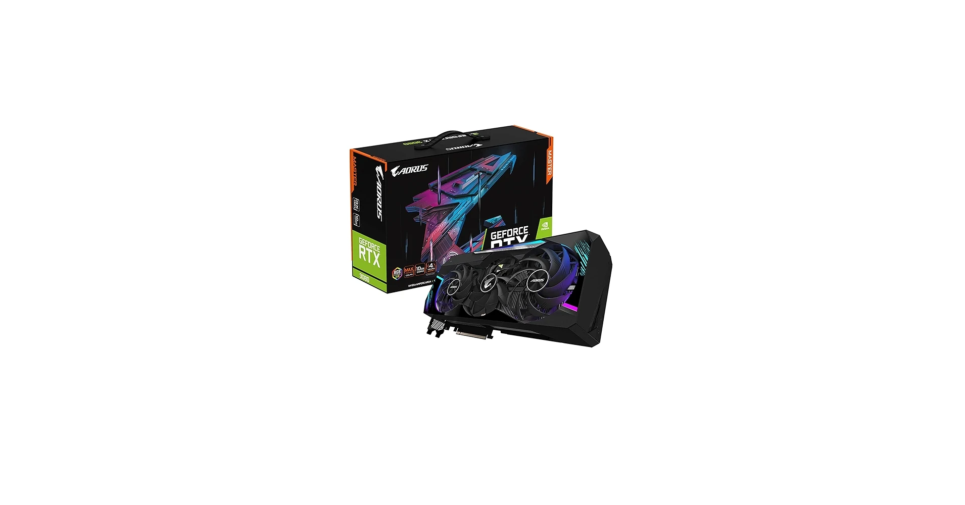 VGA Gigabyte AORUS GeForce RTX 3080 MASTER 10GB - GDDR6X - NEW