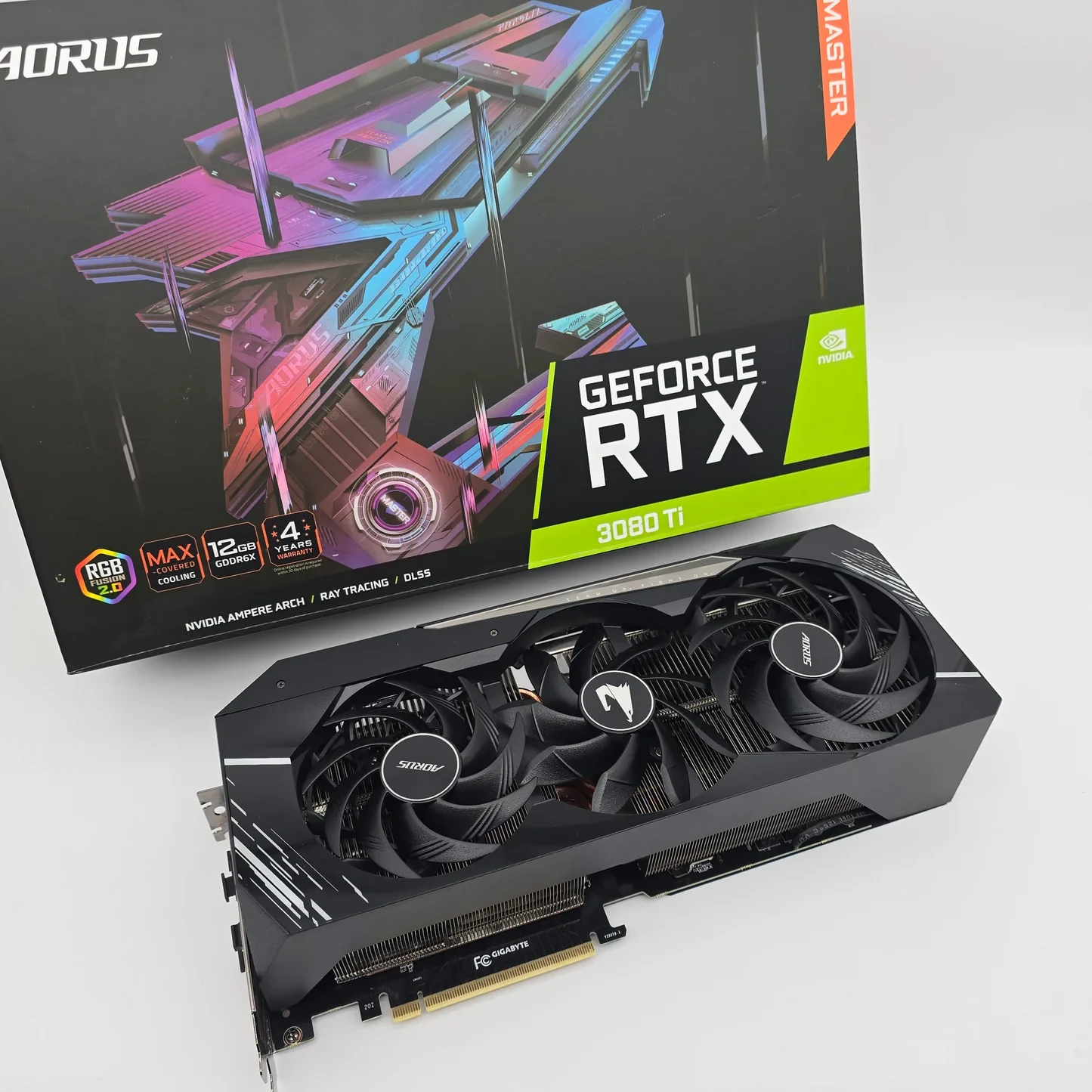 VGA Gigabyte AORUS GeForce RTX 3080 MASTER 12GB - GDDR6X - NEW
