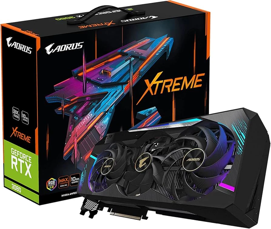 VGA Gigabyte AORUS GeForce RTX 3080 XTREME 10GB - GDDR6X - NEW
