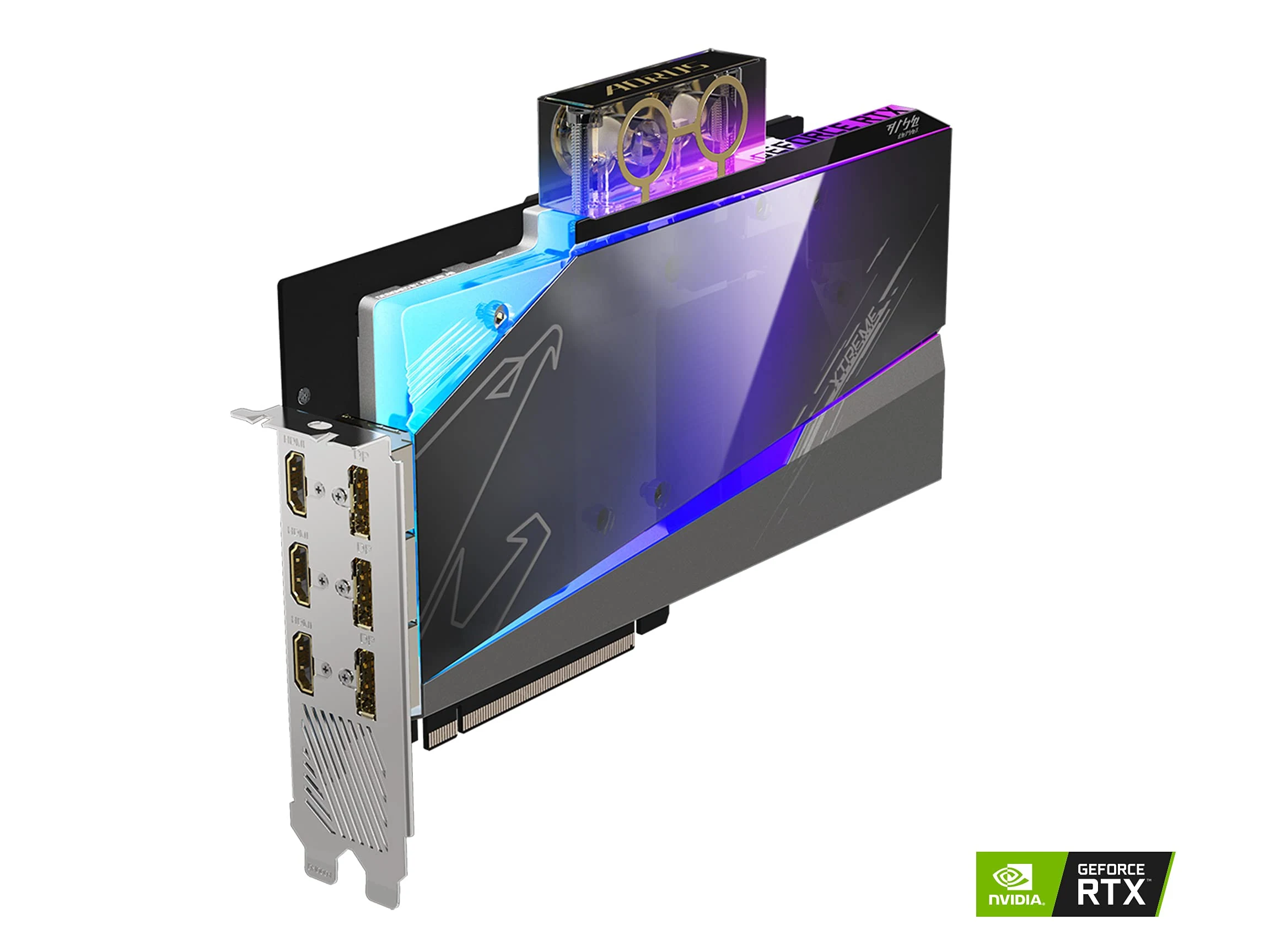 VGA Gigabyte AORUS GeForce RTX 3080 XTREME WATERFORCE WB 10GB - GDDR6X - NEW
