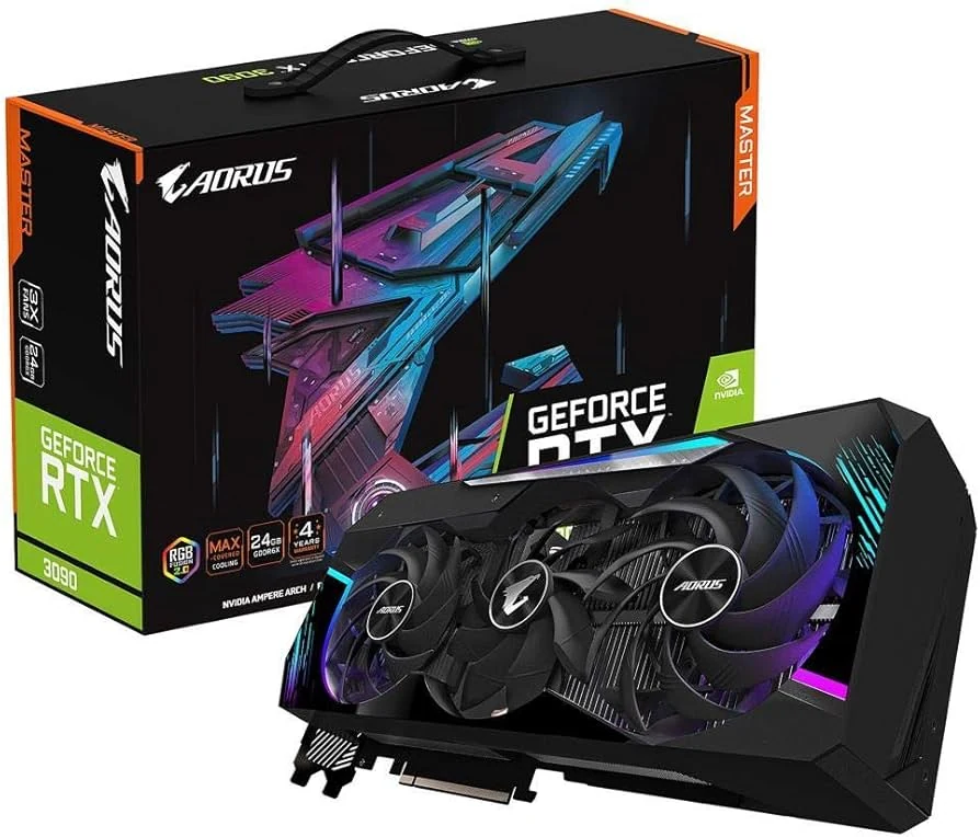 VGA Gigabyte AORUS GeForce RTX 3090 MASTER 24GB - GDDR6X - NEW