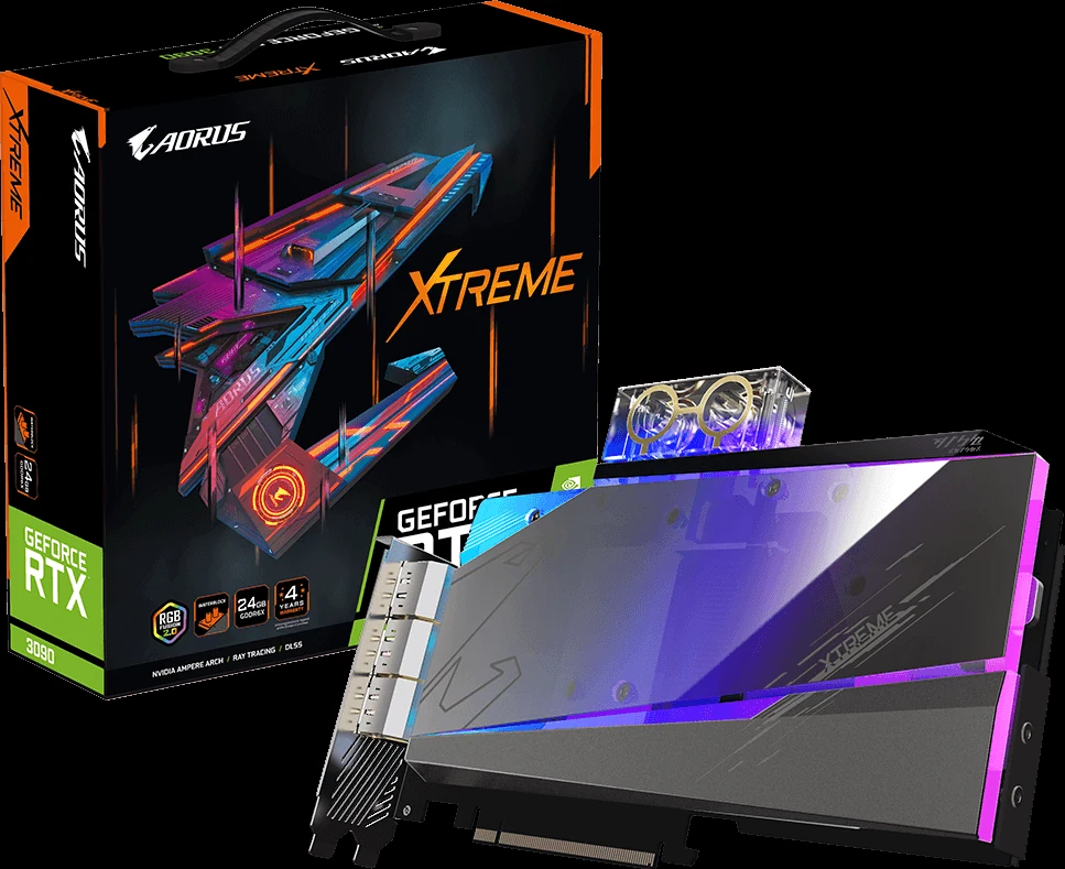 VGA Gigabyte AORUS GeForce RTX 3090 XTREME 24GB - GDDR6X - NEW