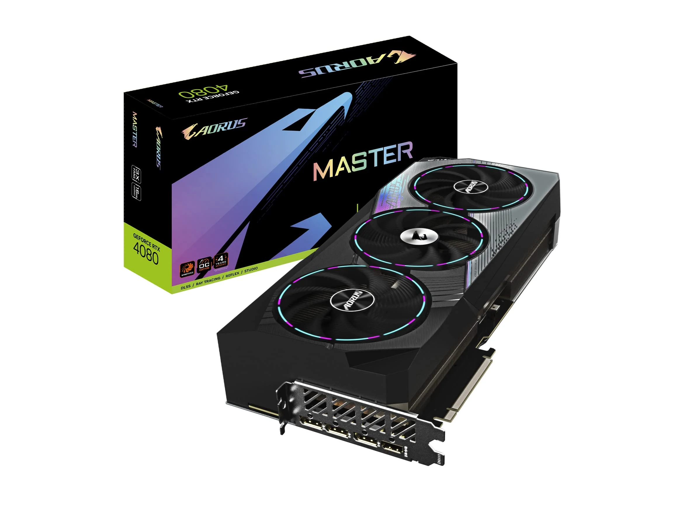 VGA Gigabyte AORUS GeForce RTX 4080 SUPER Master 16GB - GDDR6X - NEW