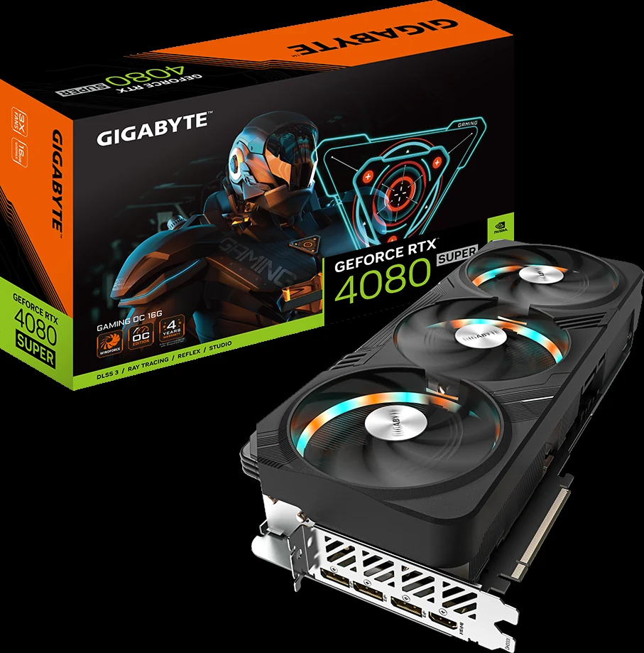 VGA Gigabyte AORUS GeForce RTX 4080 SUPER Master 16GB - GDDR6X - NEW