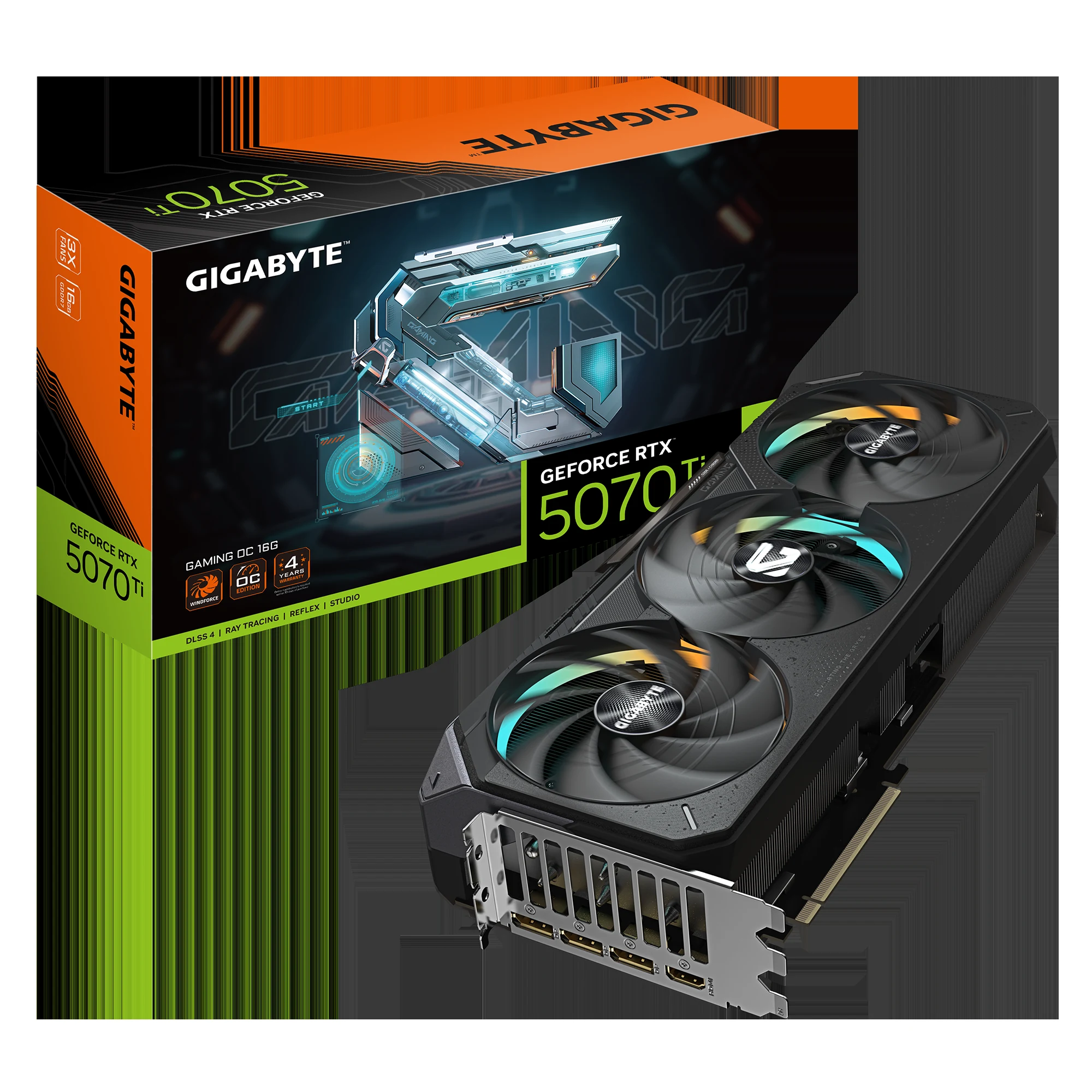 VGA Gigabyte AORUS GeForce RTX 5070 Ti MASTER 16G - GDDR7 - NEW