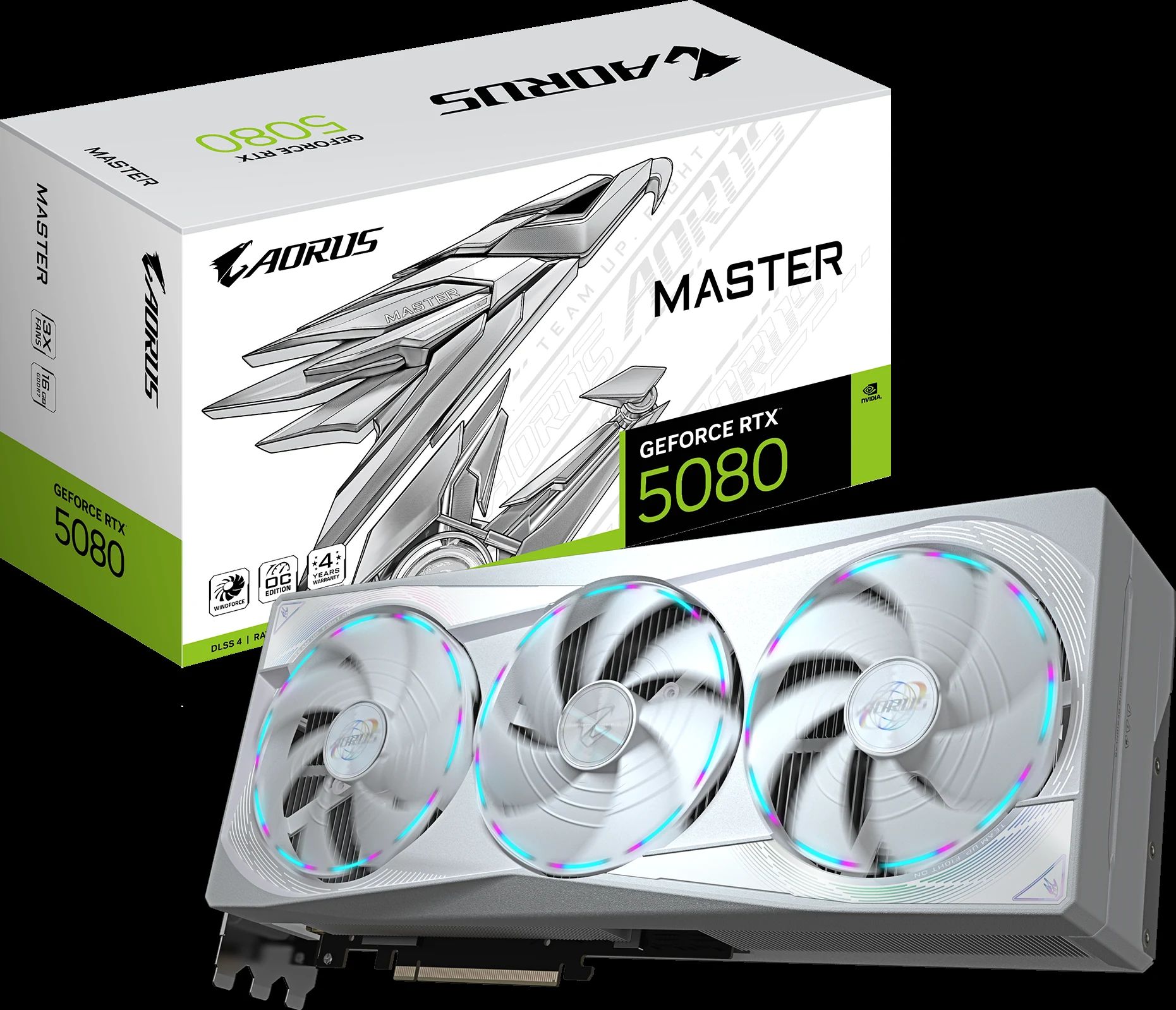 VGA Gigabyte AORUS GeForce RTX 5080 MASTER 16G - GDDR7 - NEW
