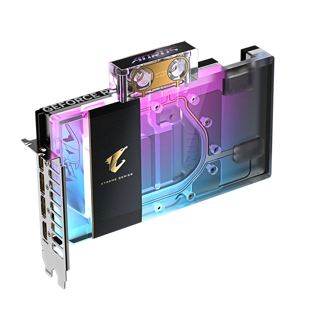 VGA Gigabyte AORUS GeForce RTX 5080 XTREME WATERFORCE 16G - GDDR7 - NEW