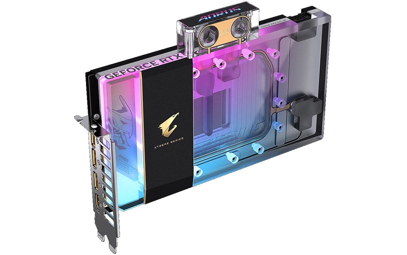 VGA Gigabyte AORUS GeForce RTX 5090 XTREME WATERFORCE 32G - GDDR7 - NEW