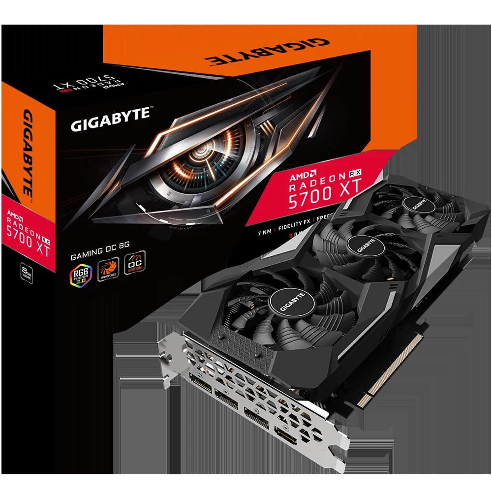 VGA GIGABYTE AORUS Radeon RX 5700 XT 8G - GDDR6 - NEW