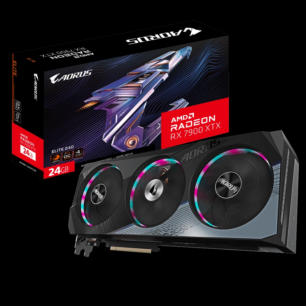 VGA GIGABYTE AORUS Radeon RX 7900 XT ELITE 20G - GDDR6 - NEW
