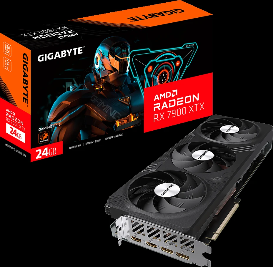 VGA GIGABYTE AORUS Radeon RX 7900 XTX ELITE 24G - GDDR6 - NEW