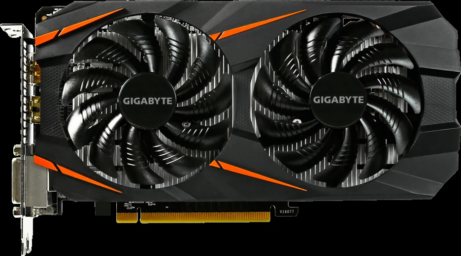 VGA GIGABYTE GeForce GTX 1060 Windforce OC 6GB - GDDR5 - NEW