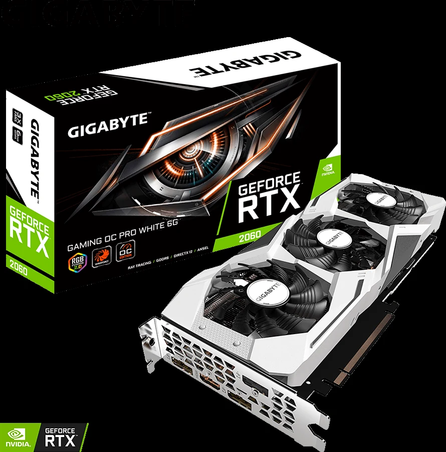VGA GIGABYTE GeForce RTX 2060 Gaming OC 6GB - GDDR6 - NEW