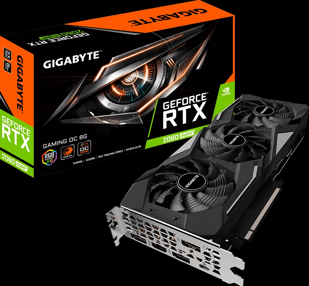 VGA GIGABYTE GeForce RTX 2060 SUPER Gaming OC 8GB - GDDR6 - NEW