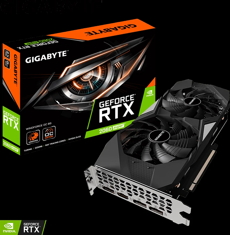 VGA GIGABYTE GeForce RTX 2060 SUPER Windforce OC 8GB - GDDR6 - NEW