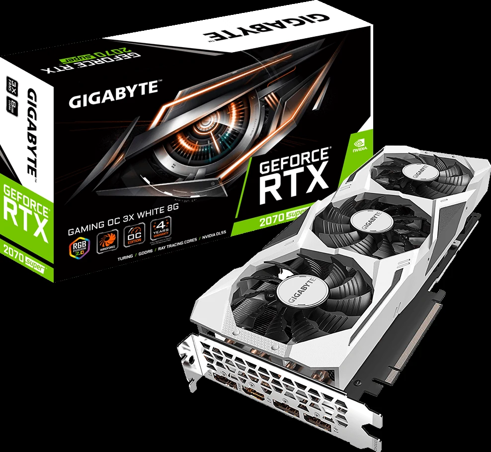 VGA GIGABYTE GeForce RTX 2070 SUPER Gaming OC 3X 8GB - GDDR6 - NEW