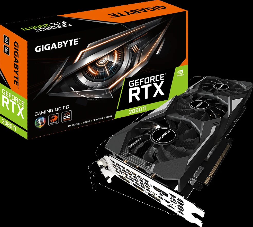 VGA GIGABYTE GeForce RTX 2080 Ti Gaming OC 11GB - GDDR6 - NEW