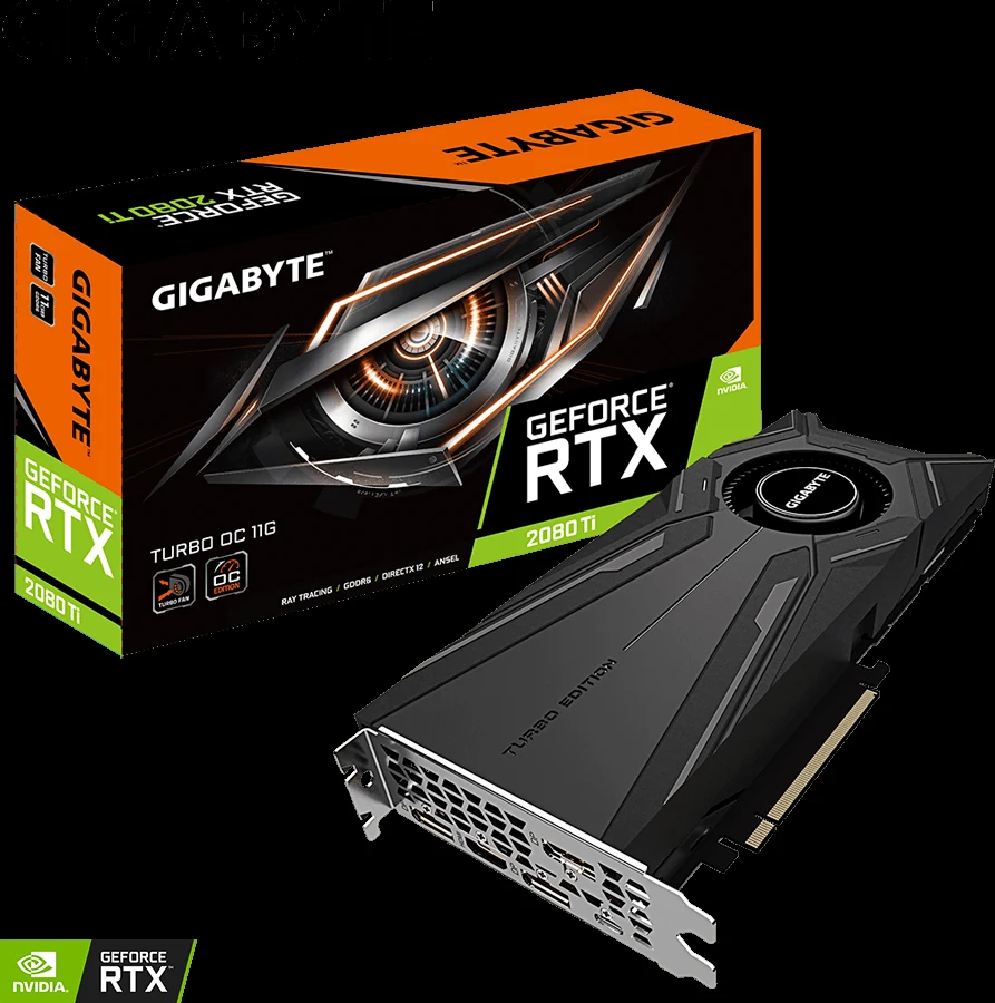 VGA GIGABYTE GeForce RTX 2080 Ti Gaming OC 11GB - GDDR6 - NEW