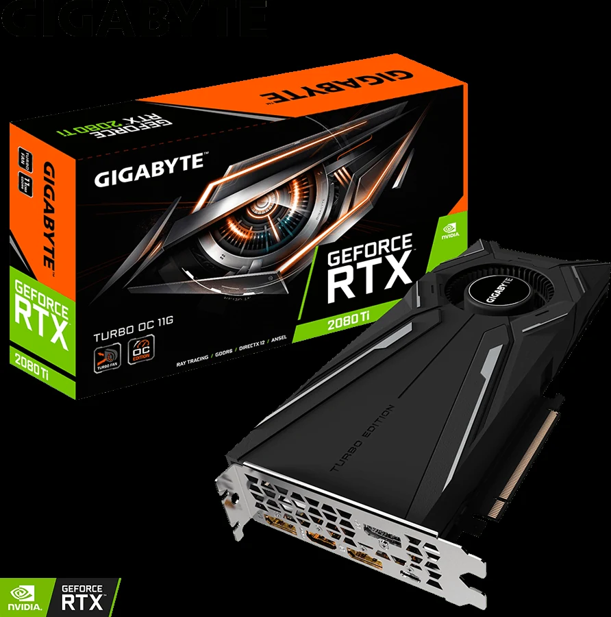 VGA GIGABYTE GeForce RTX 2080 Ti Windforce OC 11GB - GDDR6 - NEW