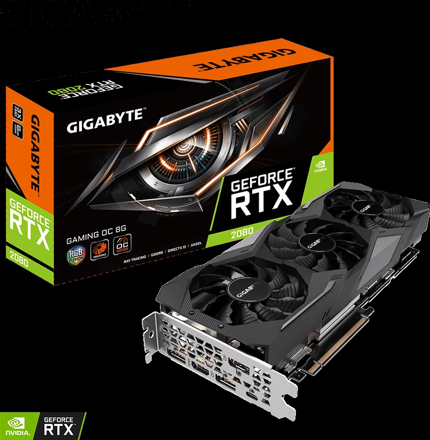 VGA GIGABYTE GeForce RTX 2080 Turbo OC 8GB - GDDR6 - NEW