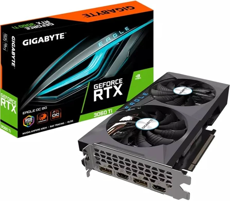VGA Gigabyte GeForce RTX 3060 Ti Eagle 8GB - GDDR6X - NEW