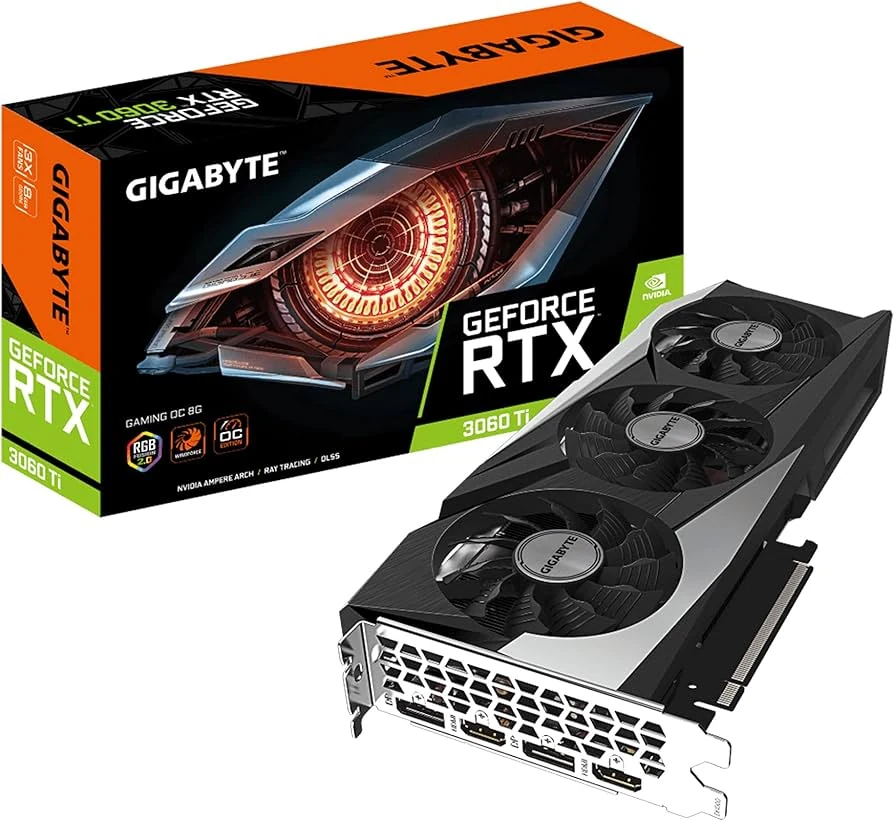 VGA Gigabyte GeForce RTX 3060 Ti Gaming OC 8GB - GDDR6 - NEW