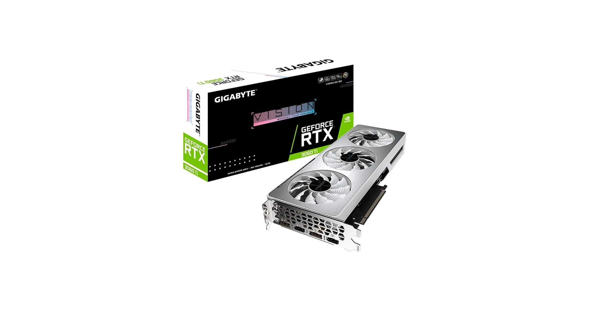 VGA Gigabyte GeForce RTX 3060 Ti Vision 8GB - GDDR6 - NEW