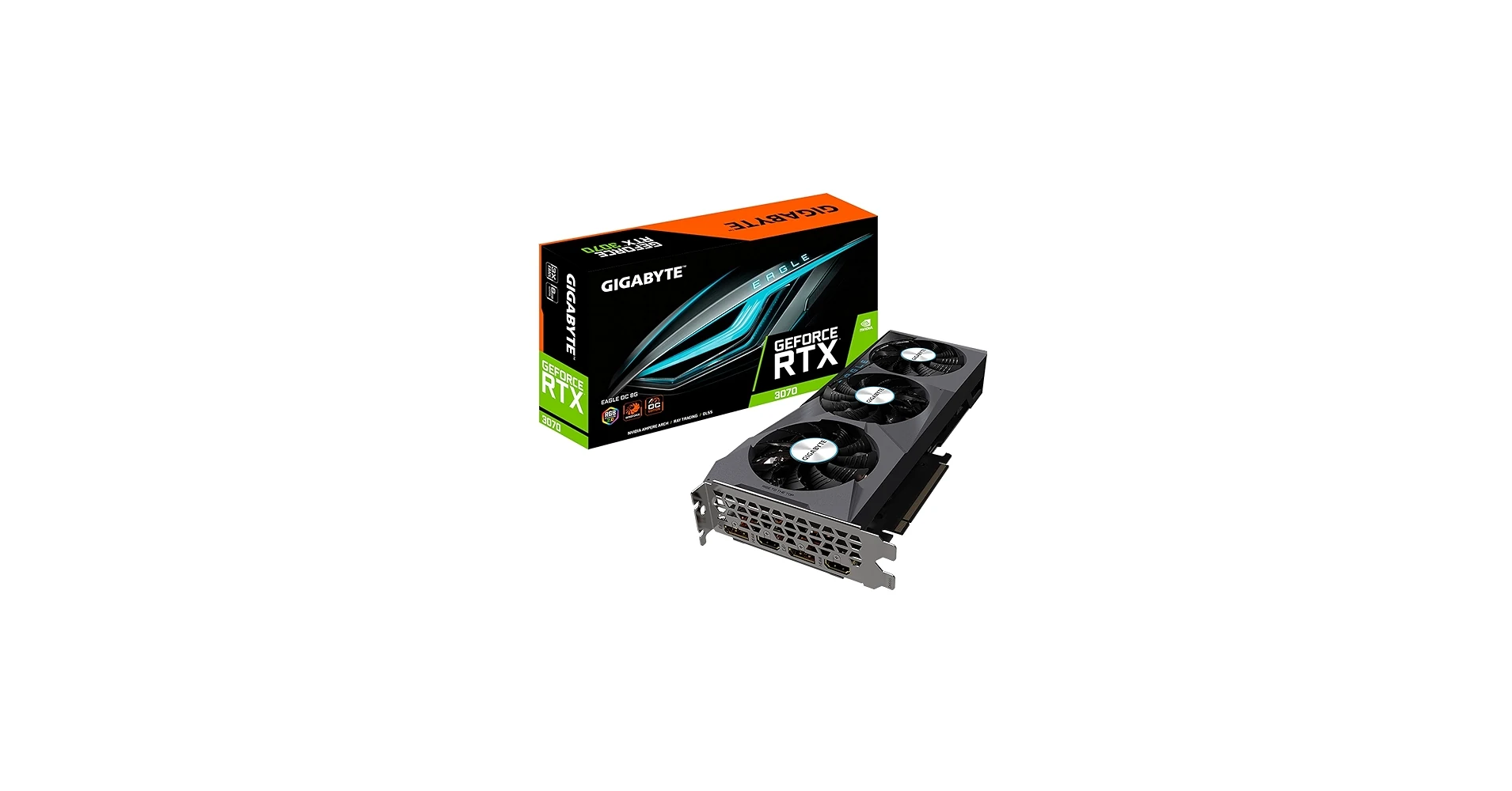 VGA Gigabyte GeForce RTX 3070 Eagle OC 8GB V2 - GDDR6 - NEW