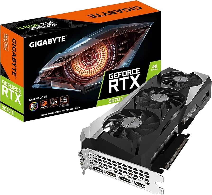 VGA Gigabyte GeForce RTX 3070 Ti Gaming OC 8GB Rev. 2.0 - GDDR6X - NEW