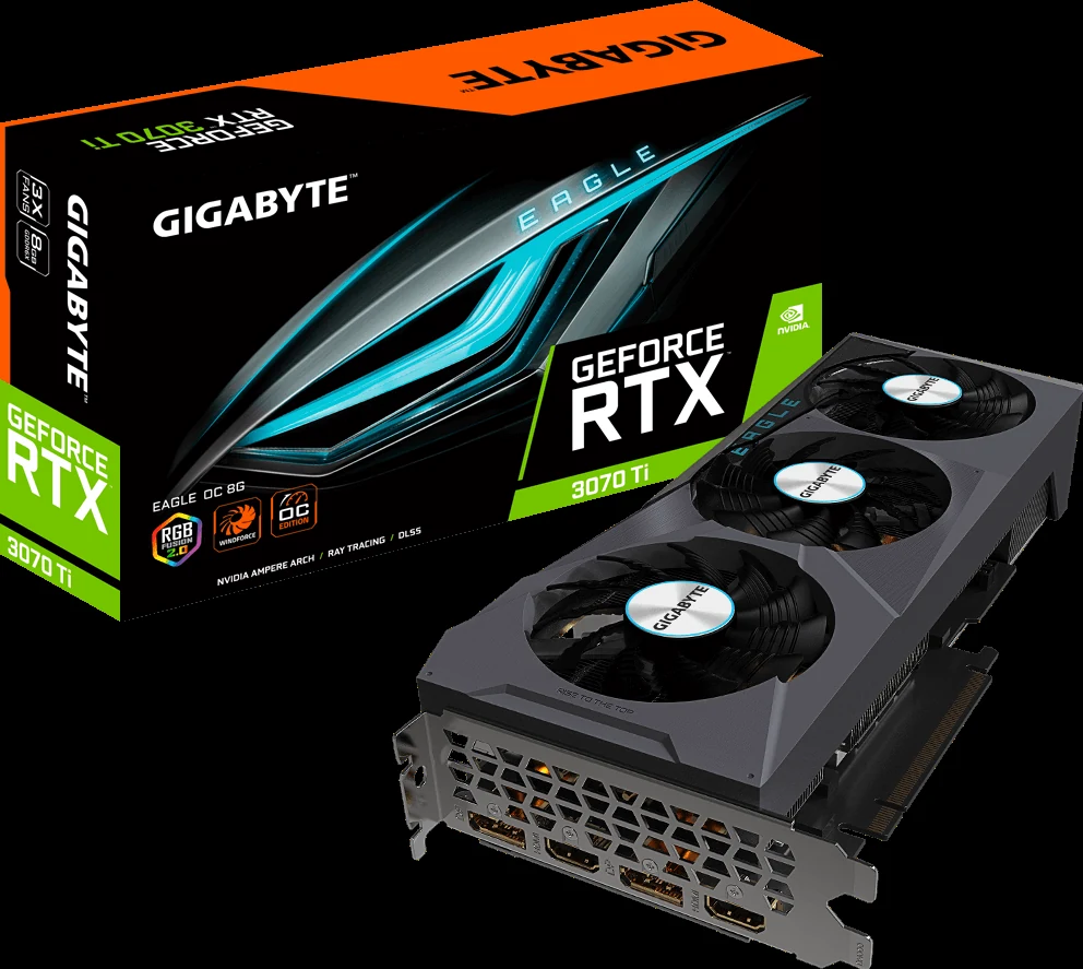 VGA Gigabyte GeForce RTX 3070 Ti Vision OC 8GB - GDDR6X - NEW