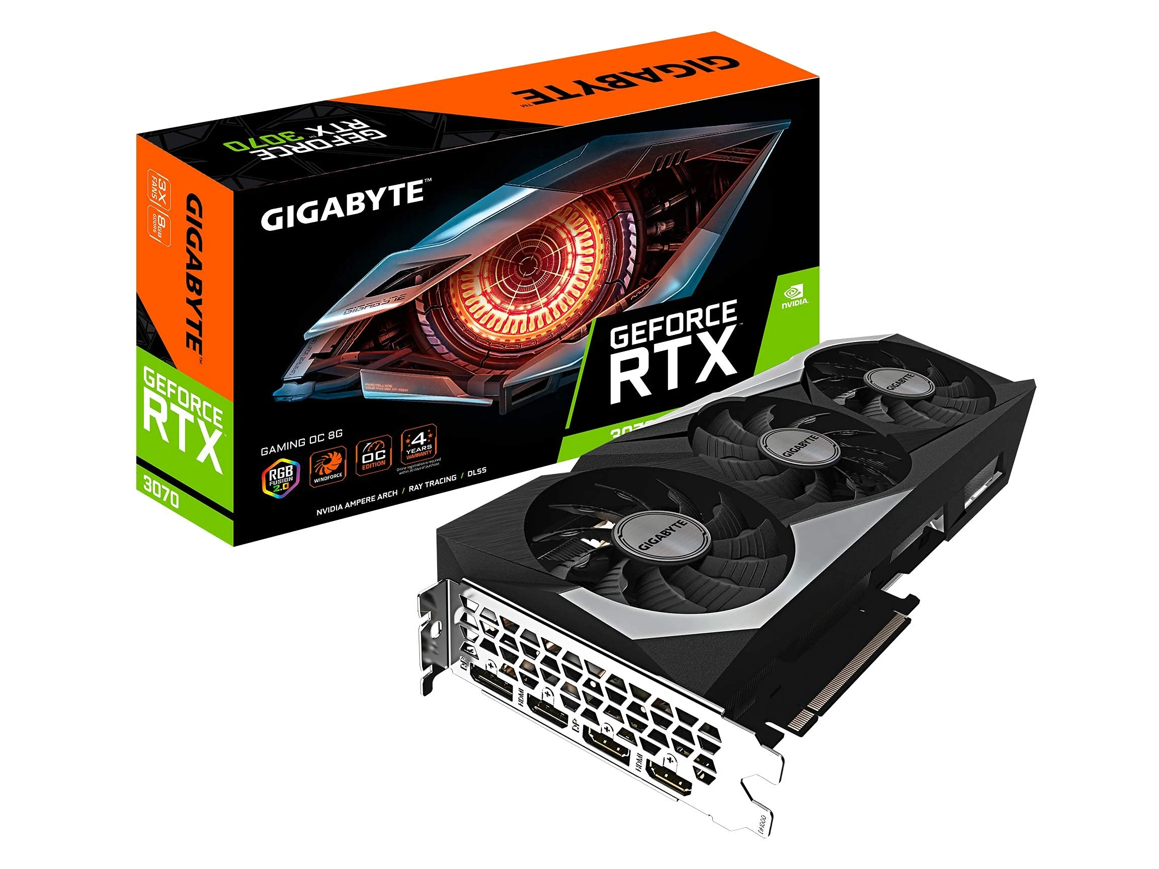 VGA Gigabyte GeForce RTX 3070 Ti Vision OC 8GB - GDDR6X - NEW
