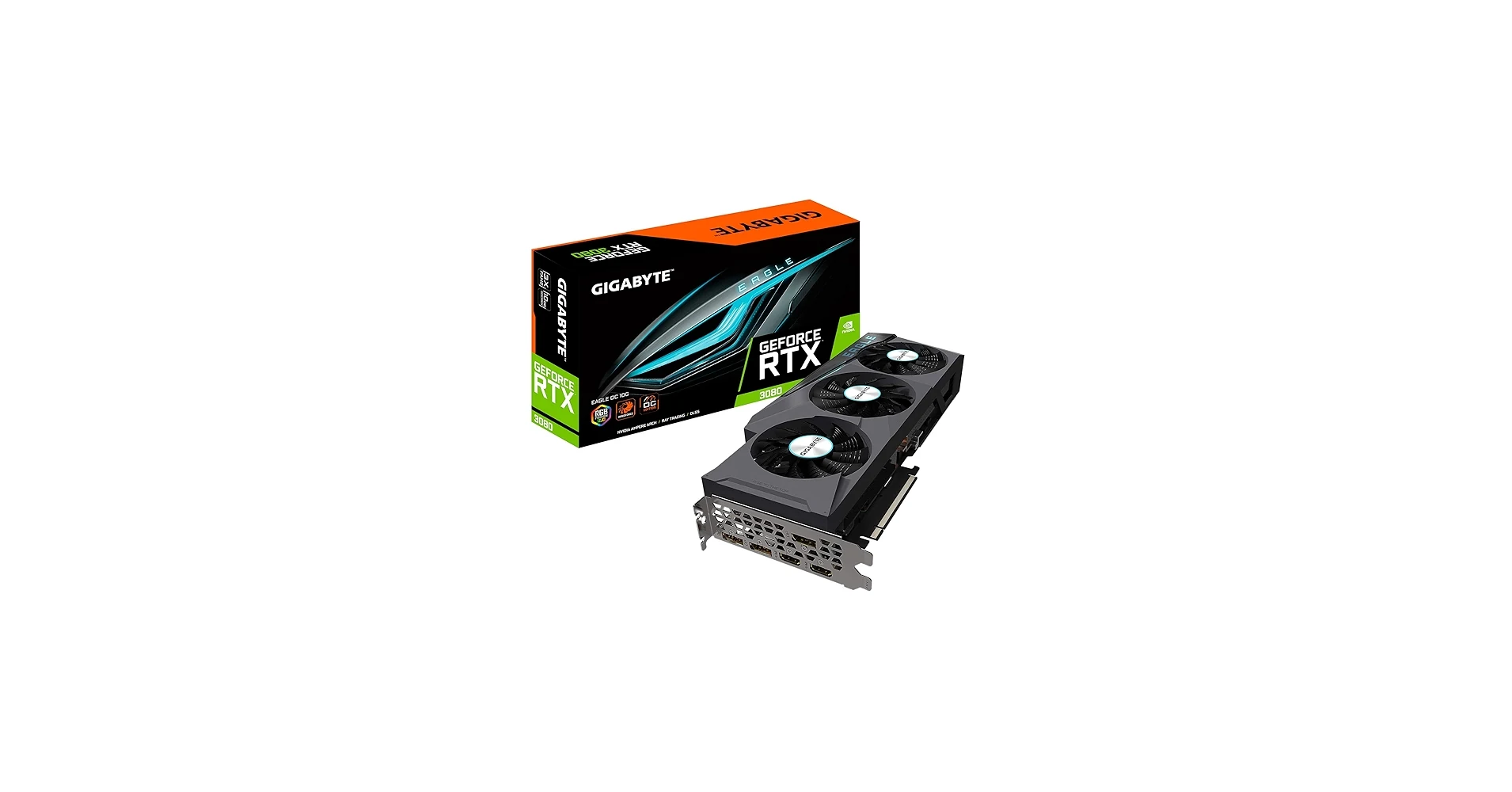 VGA Gigabyte GeForce RTX 3080 Eagle 10GB - GDDR6X - NEW