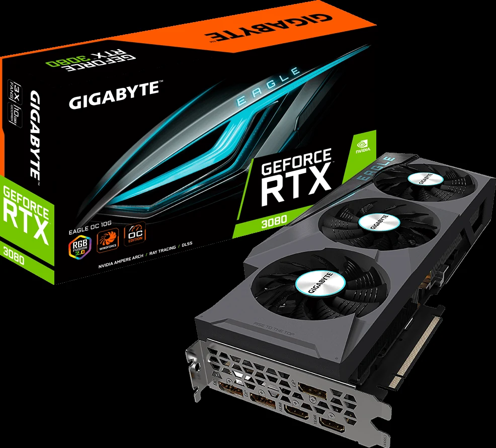 VGA Gigabyte GeForce RTX 3080 Gaming OC 10GB Rev 1.0 - GDDR6X - NEW