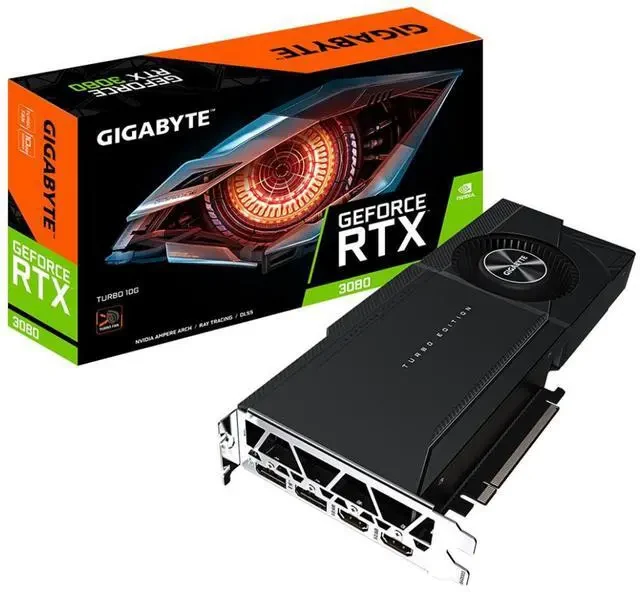 VGA Gigabyte GeForce RTX 3080 Turbo 10GB - GDDR6X - NEW