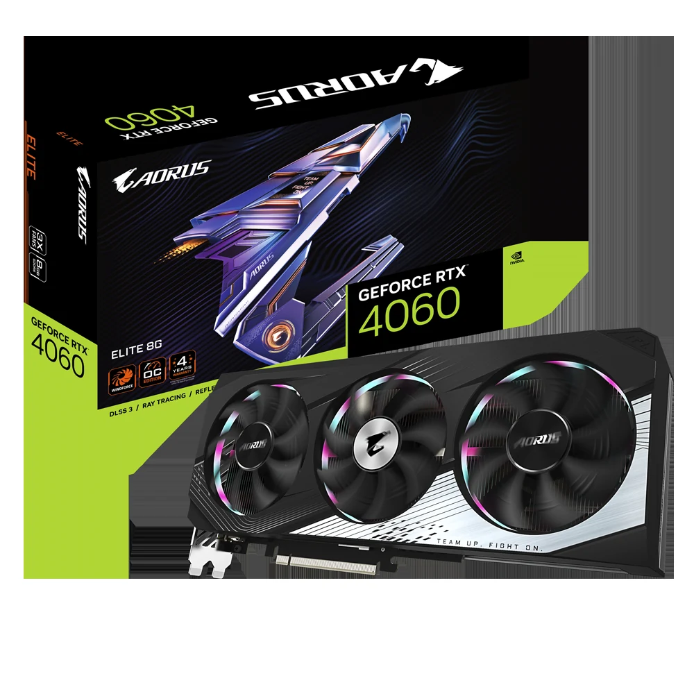 VGA Gigabyte GeForce RTX 4060 D6 8GB - GDDR6 - NEW