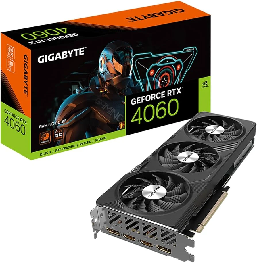 VGA Gigabyte GeForce RTX 4060 Gaming 8GB - GDDR6 - NEW